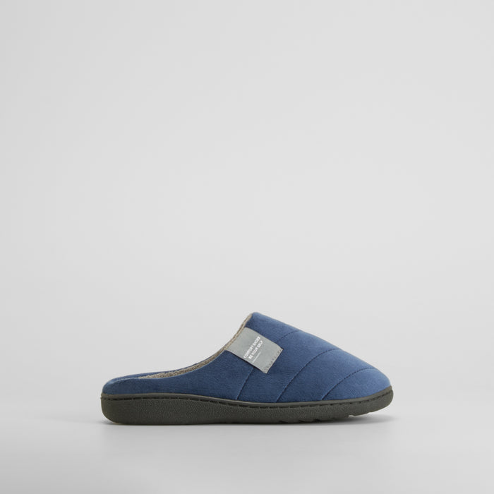 Zapatilla de casa detalles cรณmoda azul OLYNE