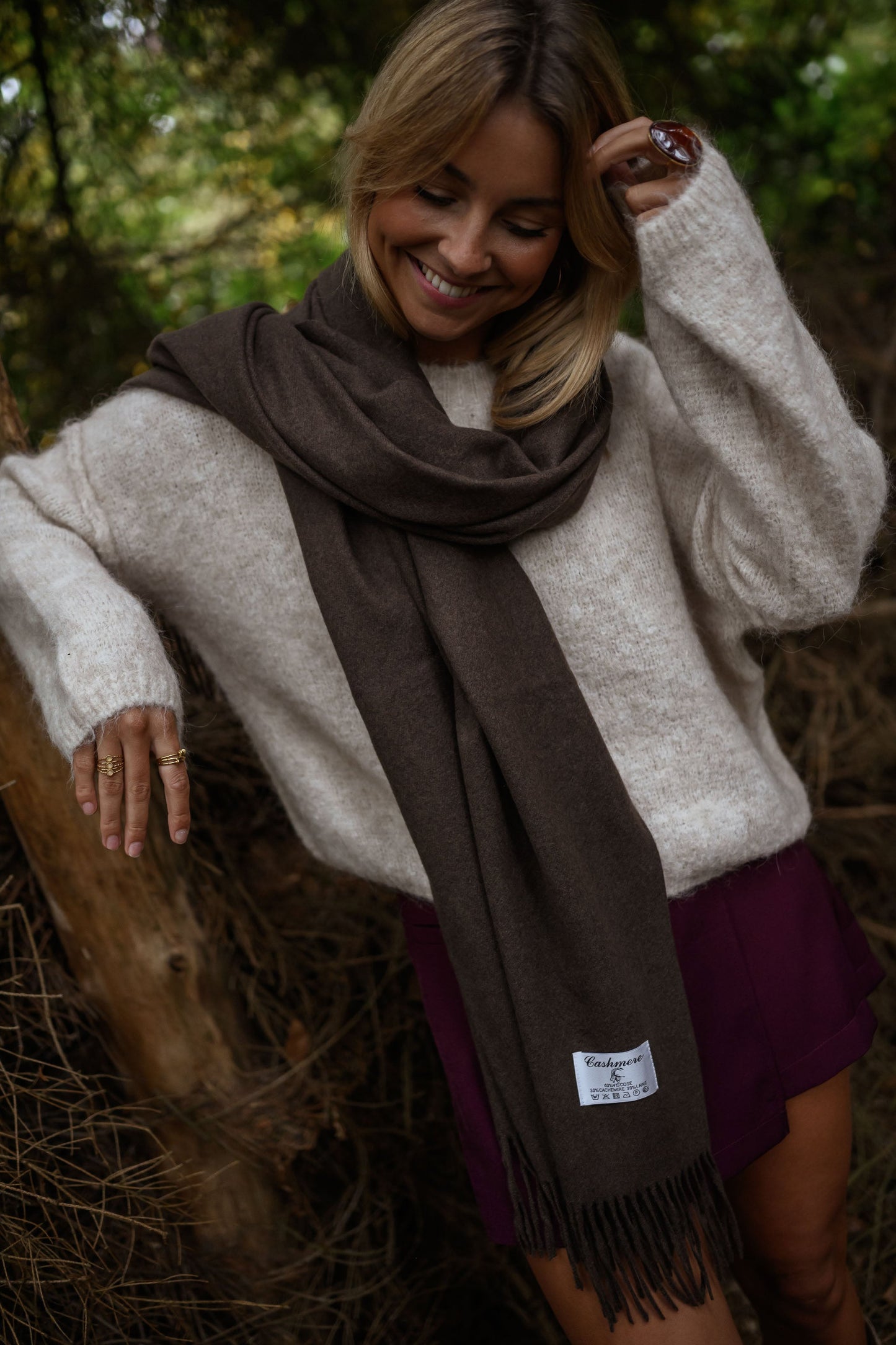 Beige Luck Sweater