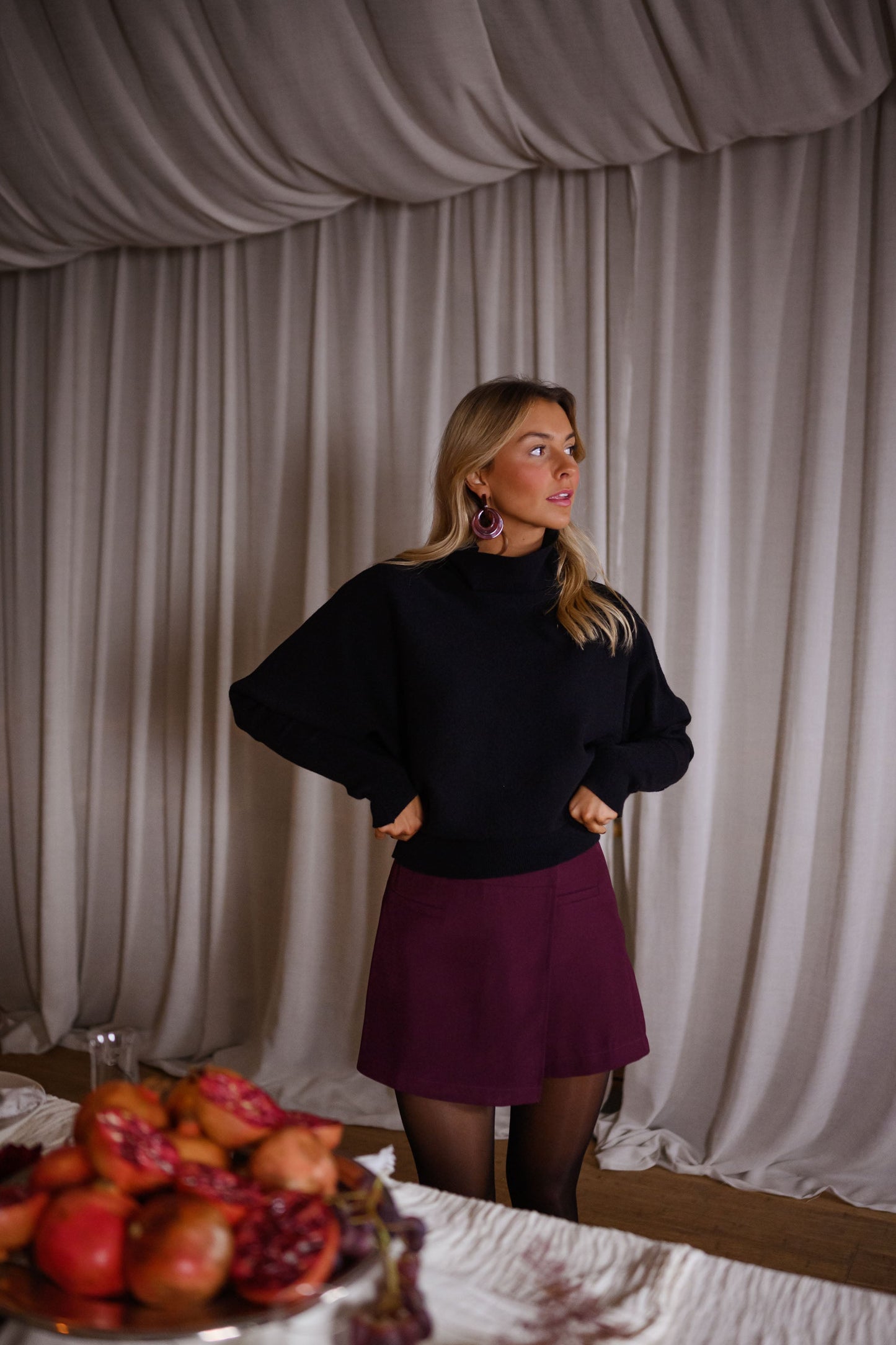 Black Elena Sweater
