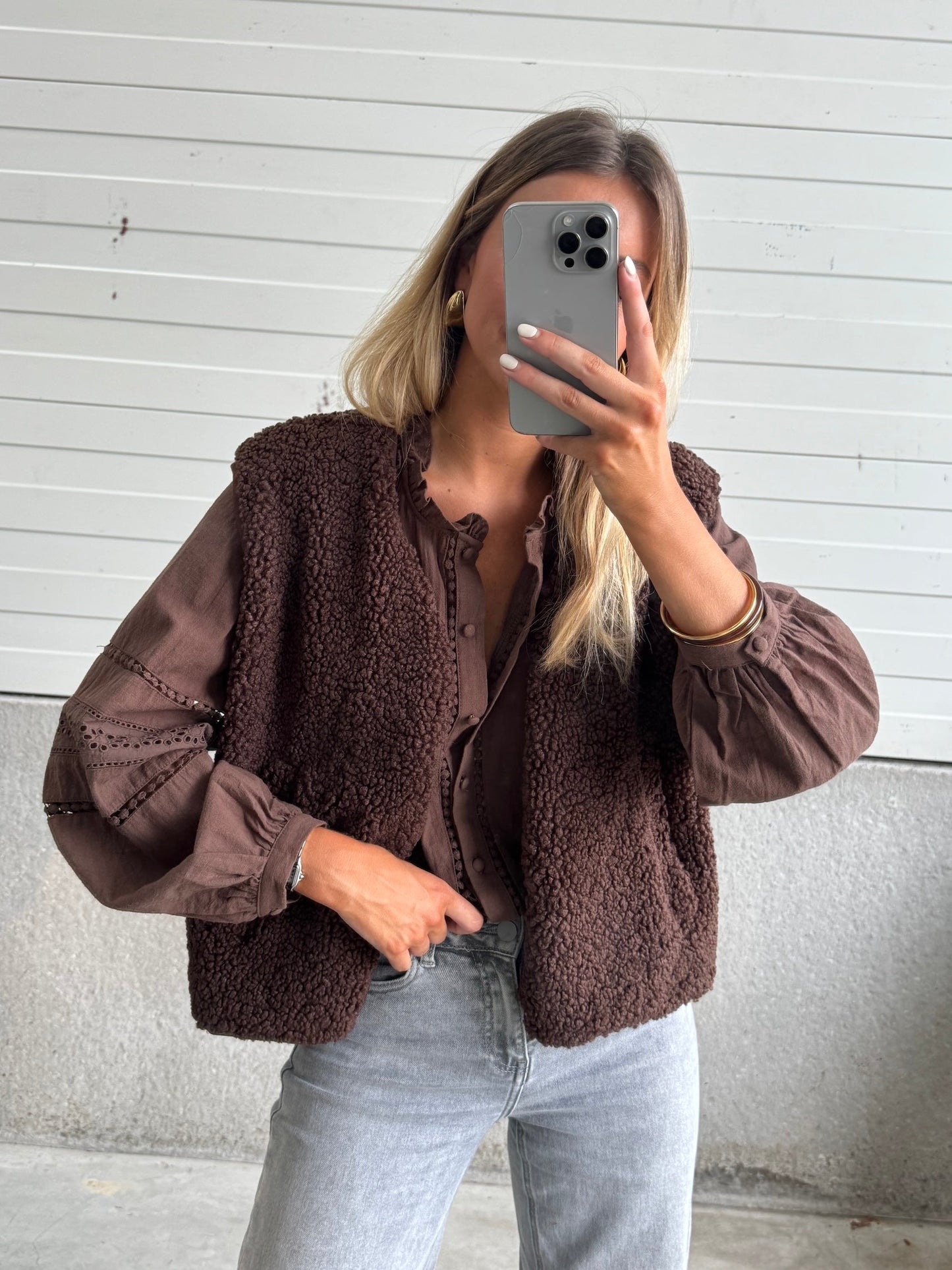 Brown Taoh Vest