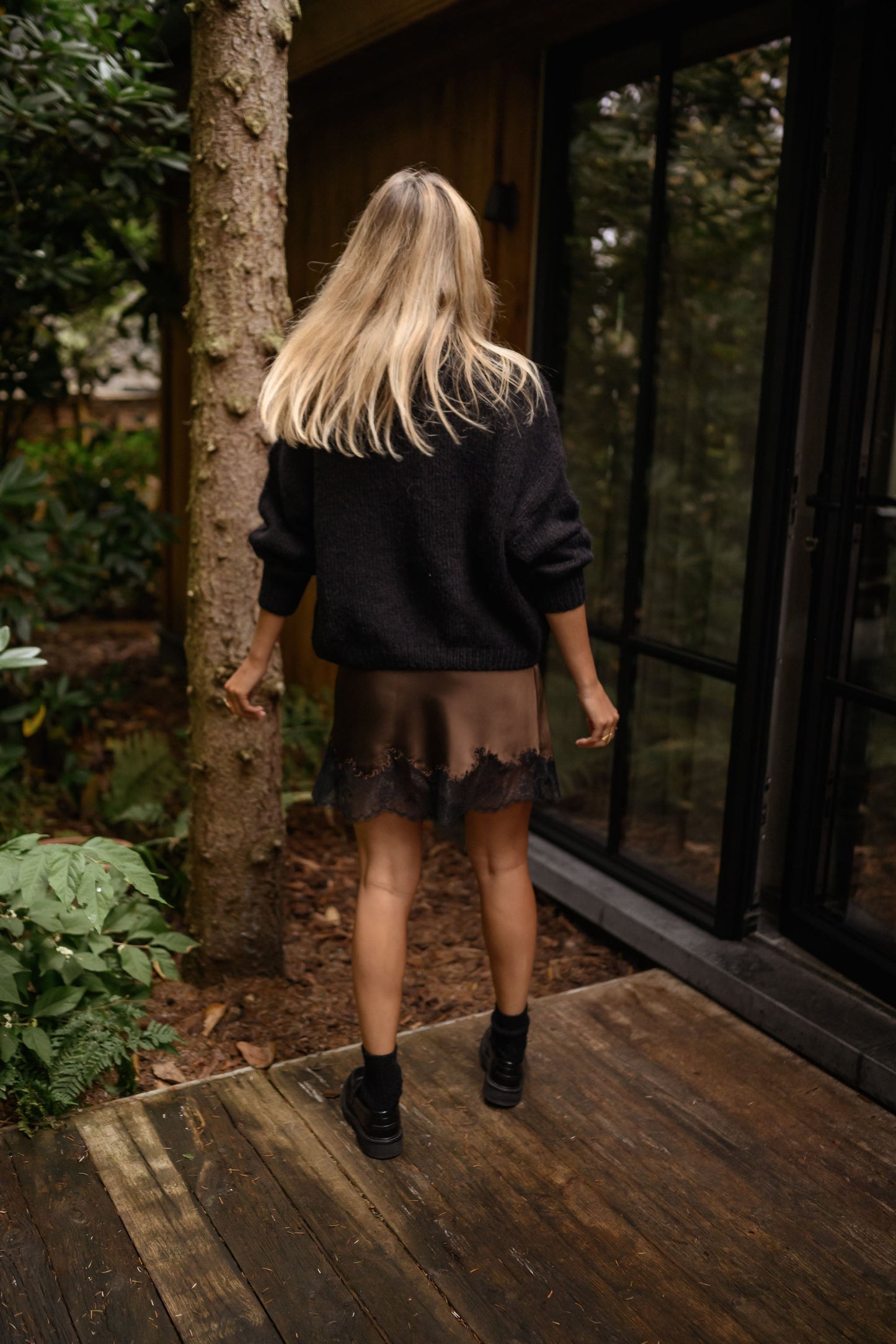 Chocolate Evela Skirt