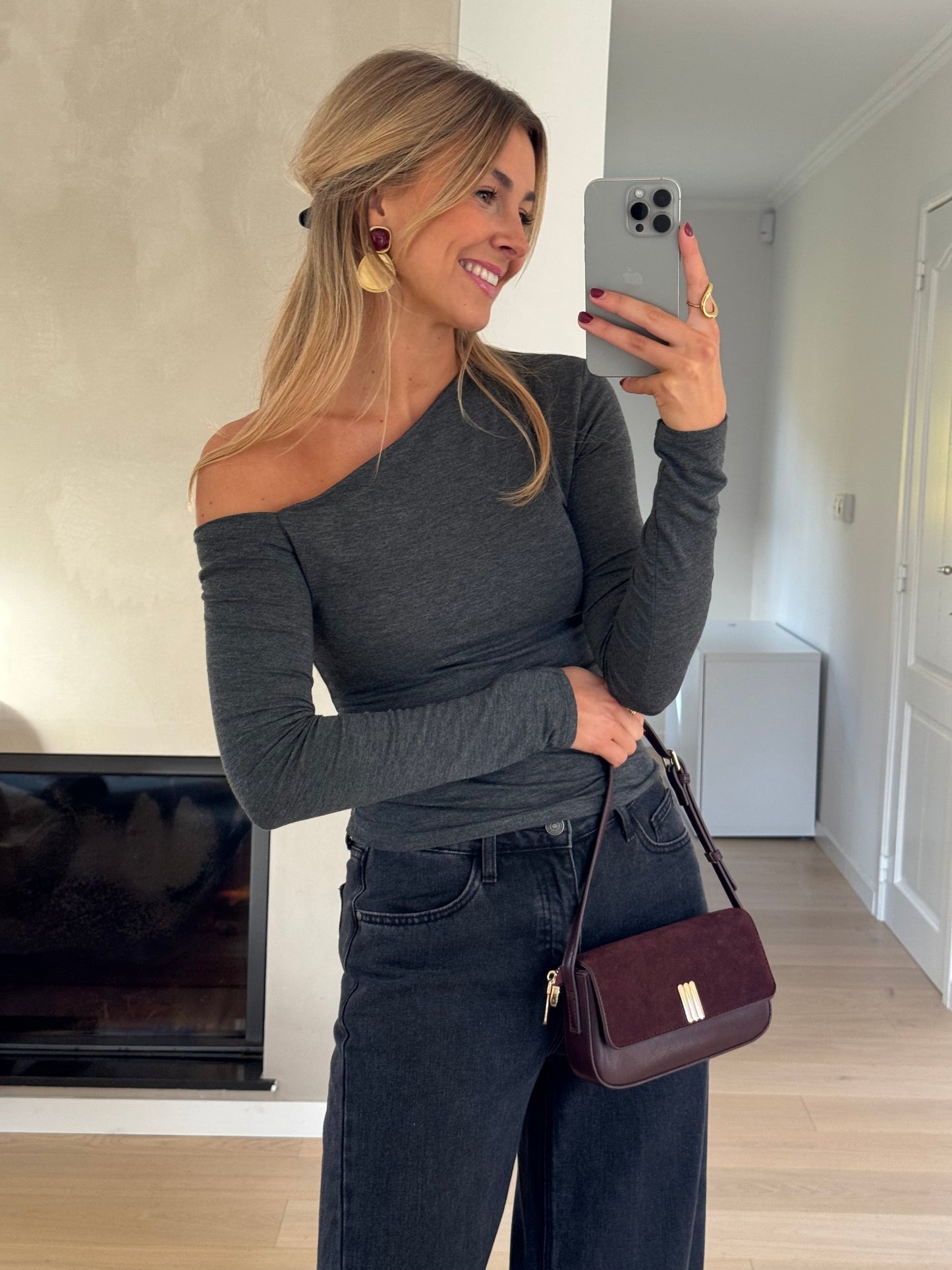 Grey Alizee Blouse