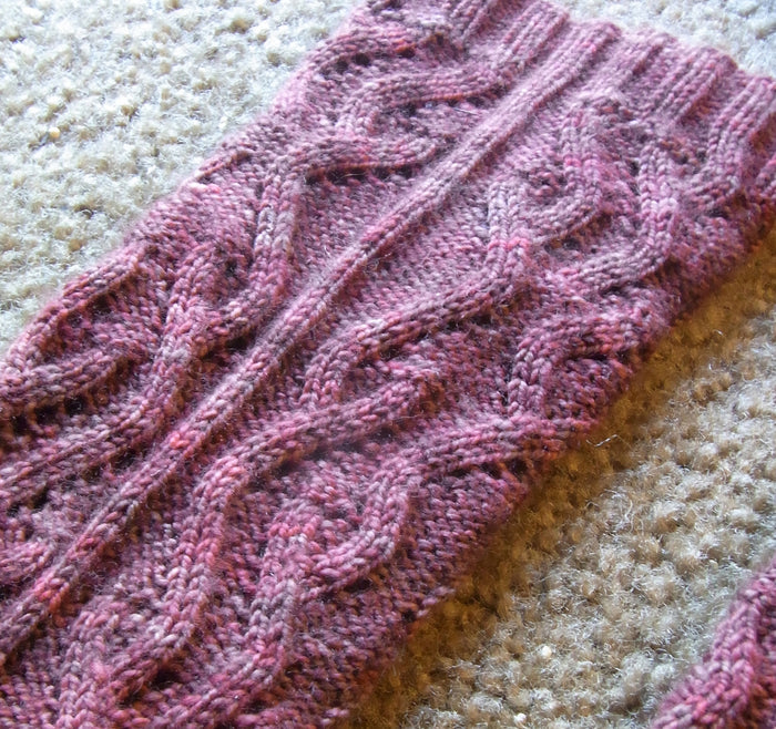 Irish Moss Socks By Verybusymonkey-Patterns-Verybusymonkey-Alpaca Direct