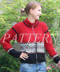 Misti Alpaca Katla Nordic Zip Front Sweater & Hat Pattern-Patterns-Misti Alpaca-Alpaca Direct