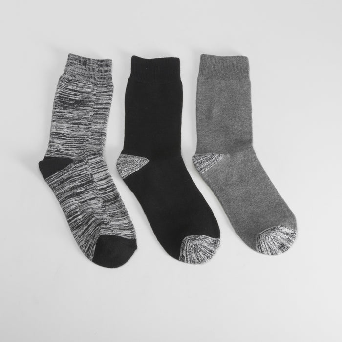 Pack de 3x calcetines largos jaspeado trabajo homb