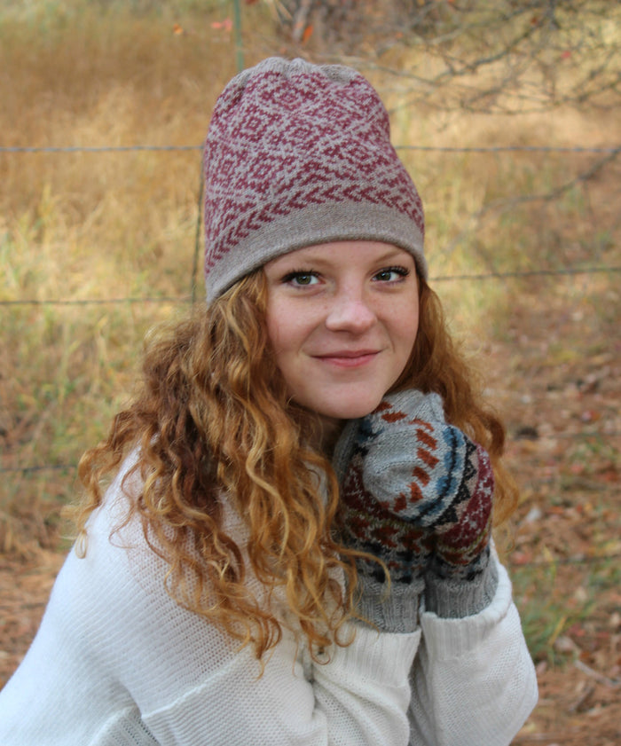 Reversible Letcia Alpaca Hat-Apparel-Alpaca Direct-Alpaca Direct