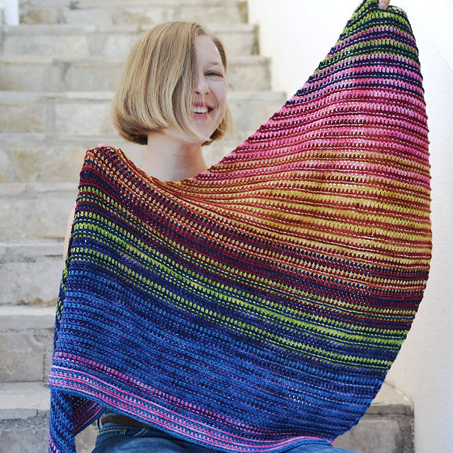 Smoothie Shawl by Lena Fedotova-Patterns-Lena Fedotova-Alpaca Direct
