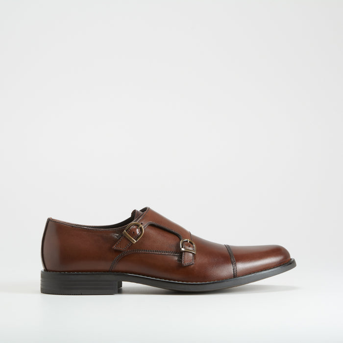 Zapato monk hebillas piel FOSCO