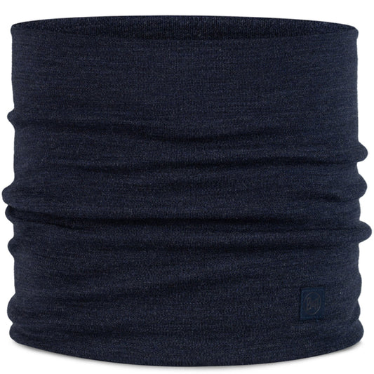 Buff Unisex Merino Wool Heavyweight Tubular Bandana Scarf - Indigo