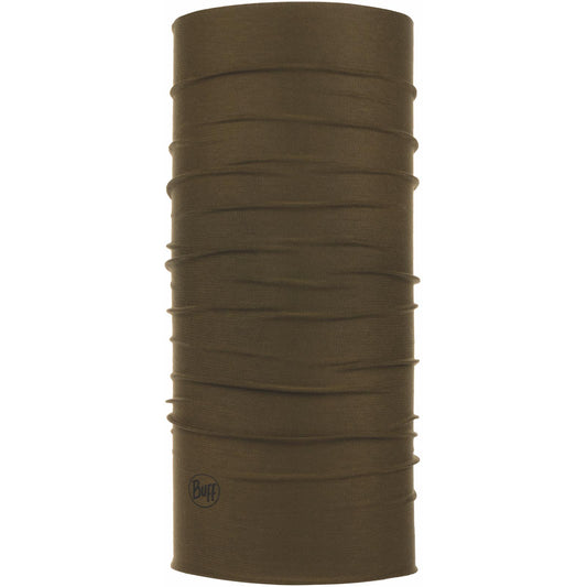 Buff Unisex Solid Military CoolNet UV+ Insect Shield Tubular Neck Gaiter - Khaki