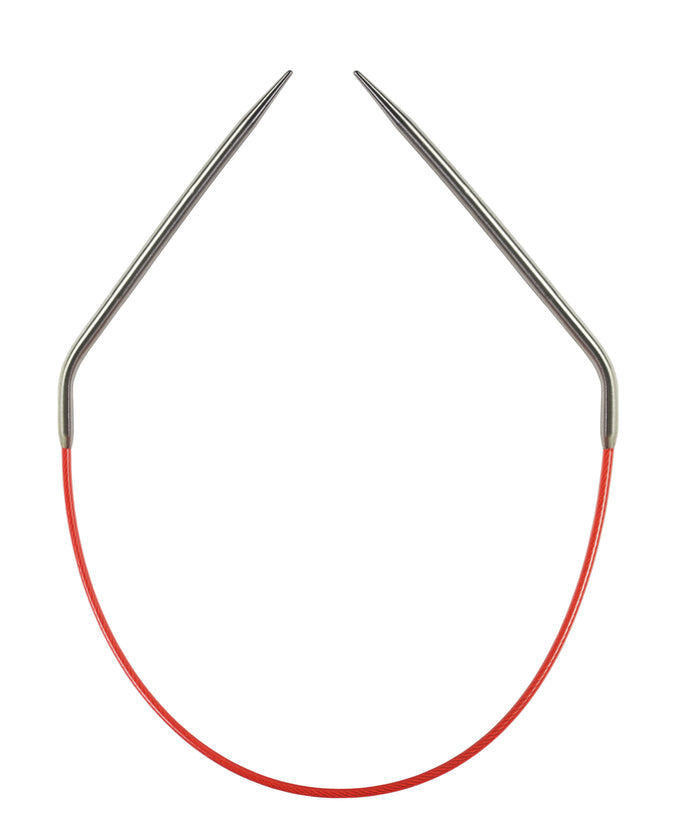 12 Inch ChiaoGoo Knit RED Circular Knitting Needles-Needles-ChiaoGoo-US 0, 2.0mm-Alpaca Direct