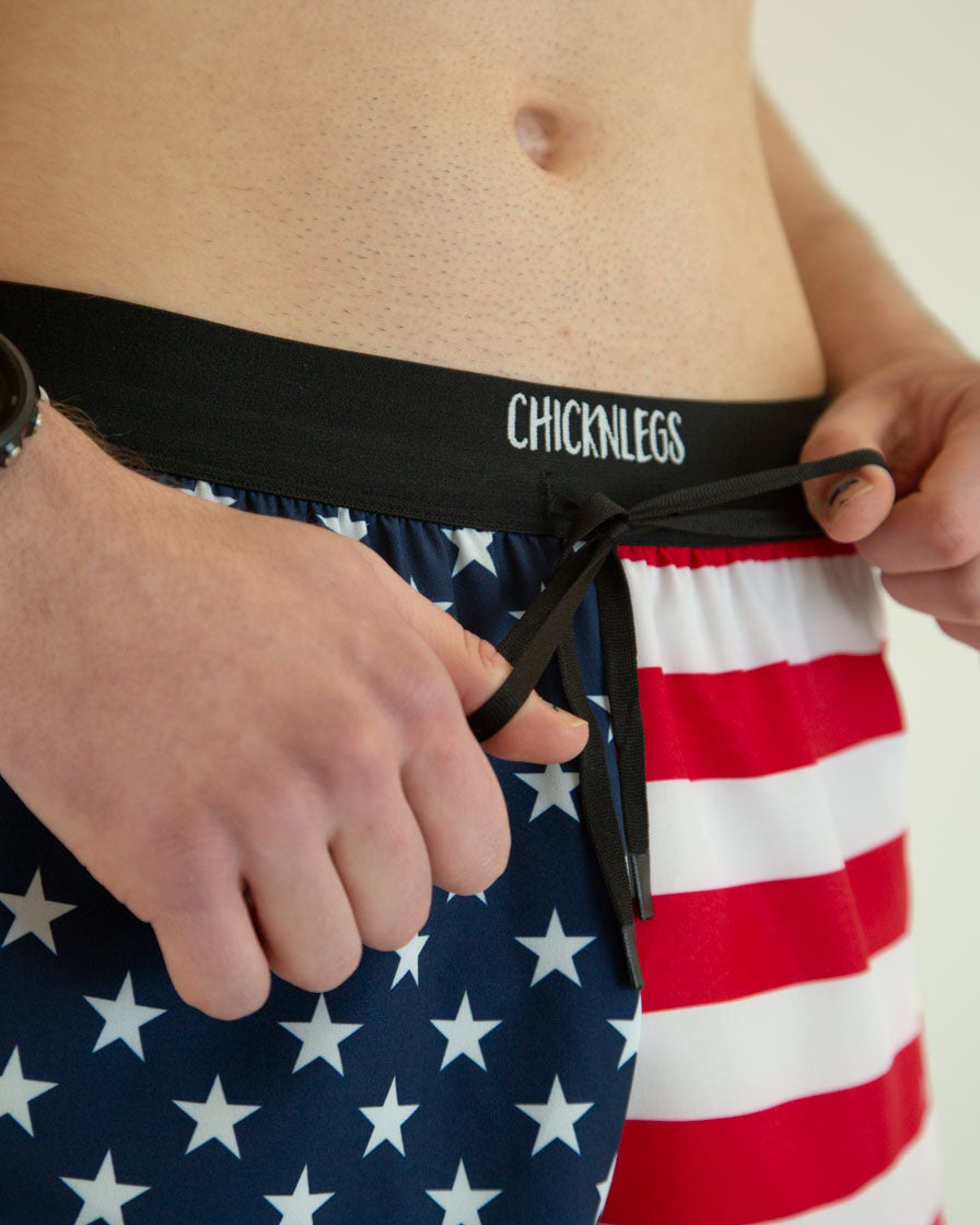 Men's USA 2" DS Split Shorts