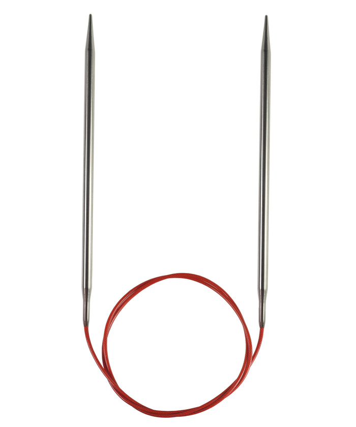 24 Inch ChiaoGoo RED Lace Circular Knitting Needles-Needles-ChiaoGoo-US 4, 3.50mm-Alpaca Direct