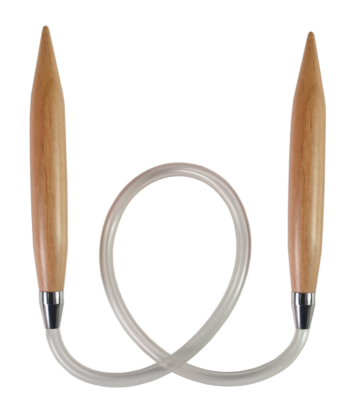 24 inch Chiaogoo Wood Circular knitting needle-Needles-ChiaoGoo-US 17, 12.75mm-Alpaca Direct