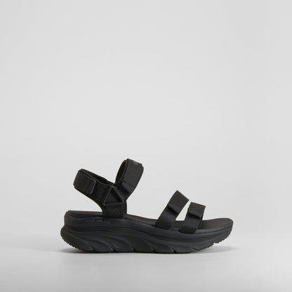 Sandalia deportiva negra SKECHERS