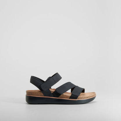 Sandalia Lifted Comfort negra SKECHERS