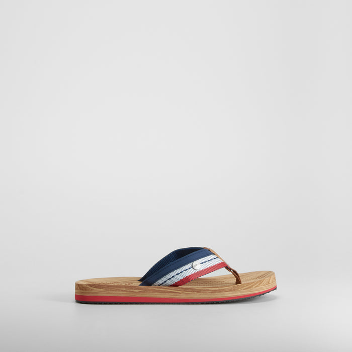 Sandalia madera tiras roja JOMA