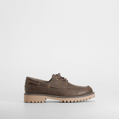 Zapato náutico dentado marrón SENDA ROAD