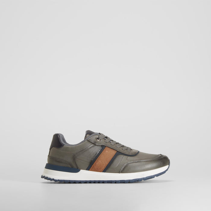 Zapatilla deportiva retro jogger gris SENDA ROAD