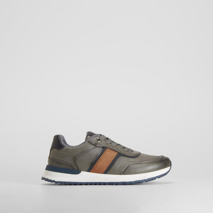 Zapatilla deportiva retro jogger gris SENDA ROAD