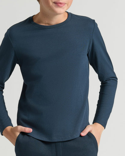 Boys' Classic Curved Hem Crew Neck 6-Pack