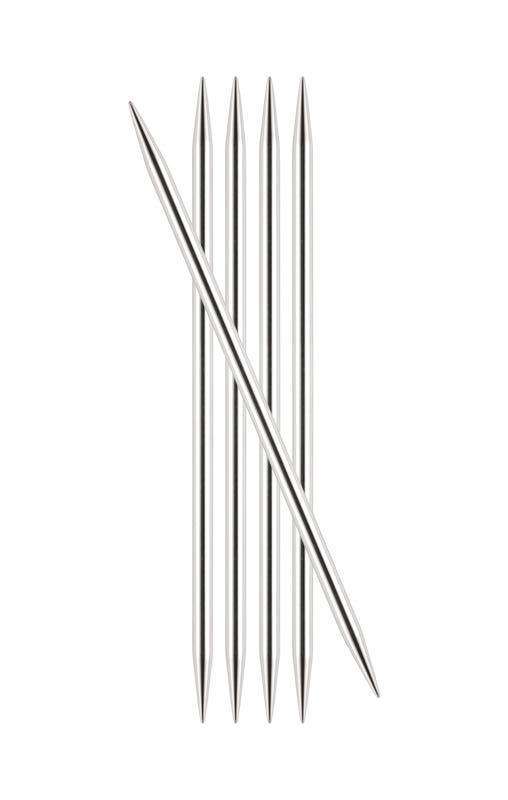 5 Inch Knitter's Pride Nova Platina Cubics Double Pointed Needles-Needles-Knitter's Pride-US 1, 2.25mm-Alpaca Direct