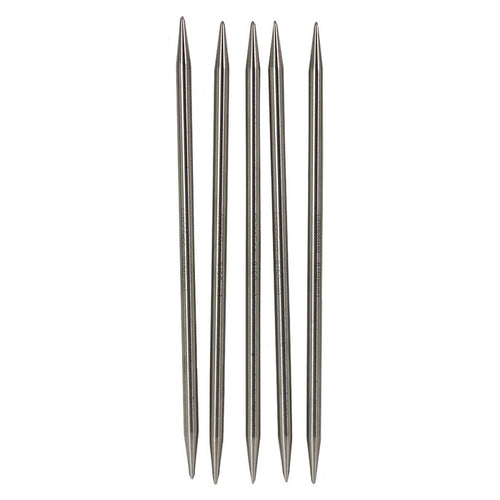 6 Inch ChiaoGoo Stainless Steel Double Point Needles-Needles-Chiaogoo-US 0, 2.0 mm-Alpaca Direct