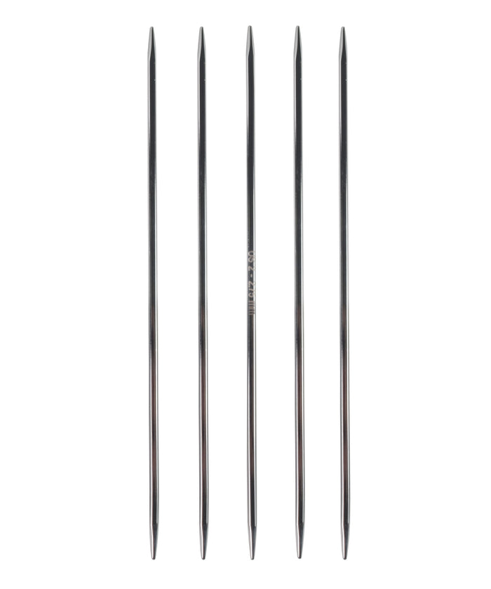 6 Inch Knitter's Pride Nova Platina Cubics Double Pointed Needles-Needles-Knitter's Pride-US 0, 2.0 mm-Alpaca Direct