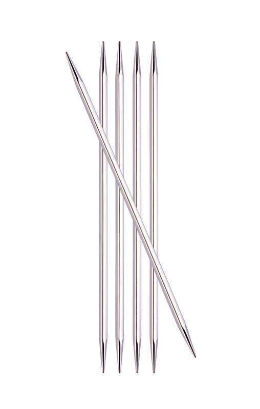 8 Inch Knitter's Pride Nova Platina Cubics Double Pointed Needles-Needles-Knitter's Pride-US 3, 3.25mm-Alpaca Direct