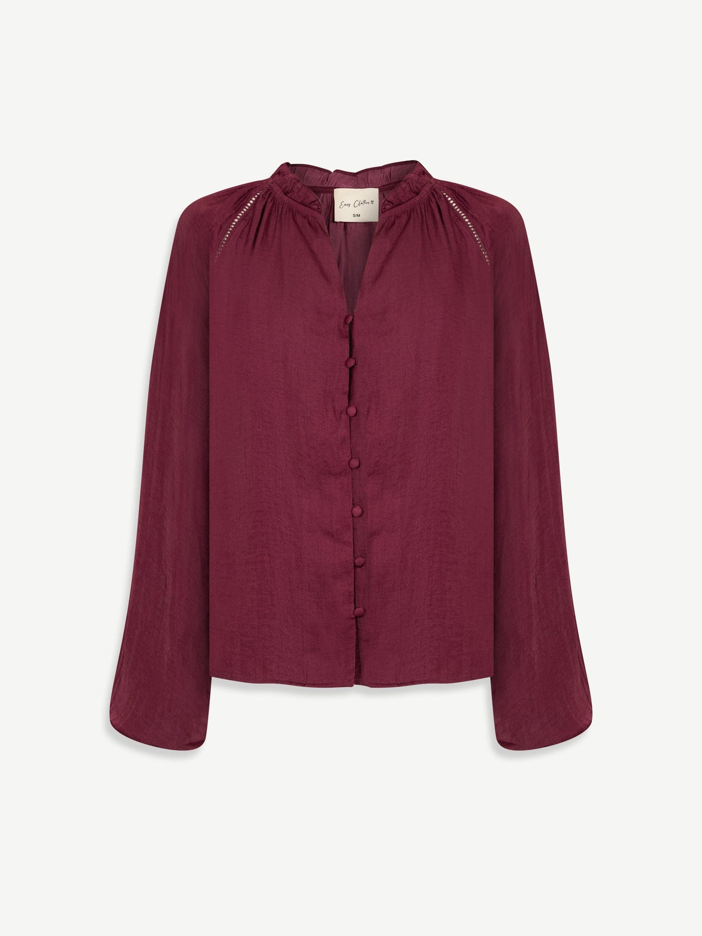 Burgundy Janelle Blouse