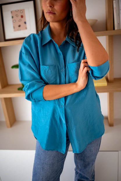 Blue Taiba Shirt