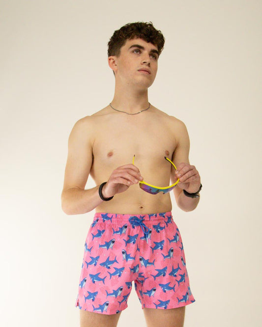 Men's Shark Swim Trunks