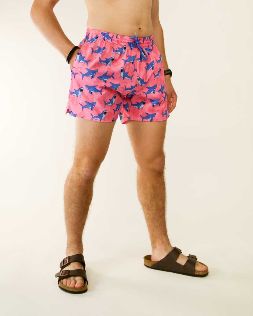 Men's Shark Swim Trunks