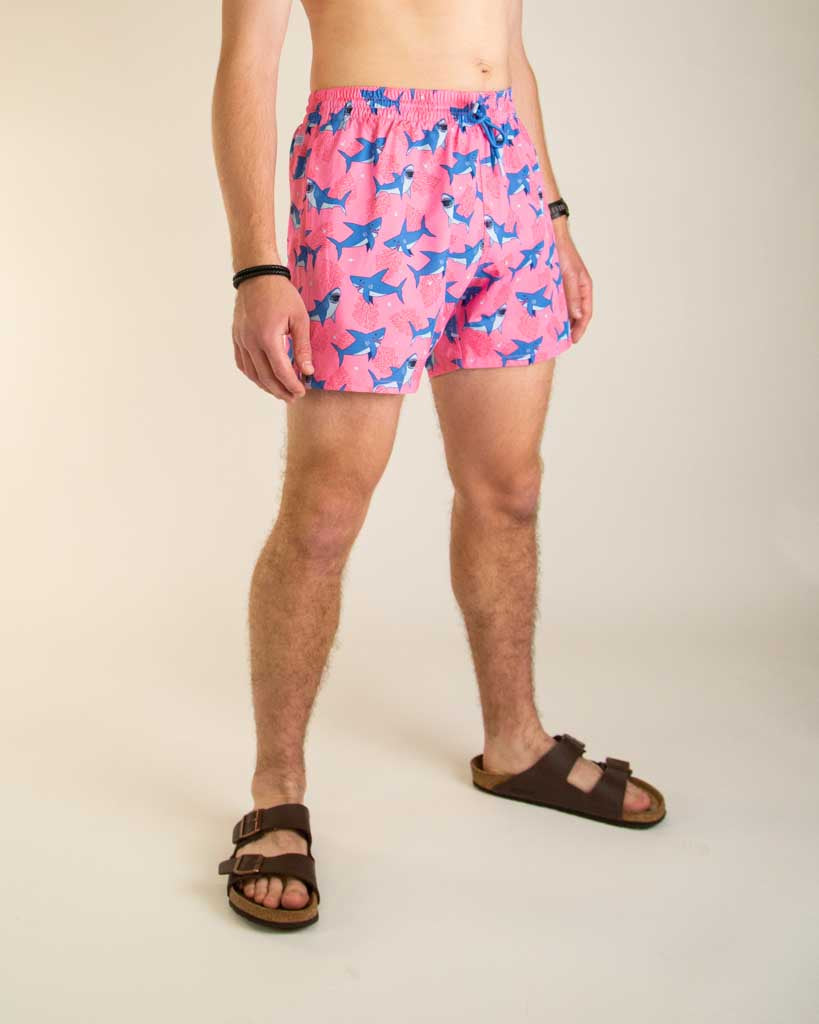 Men's Shark Swim Trunks