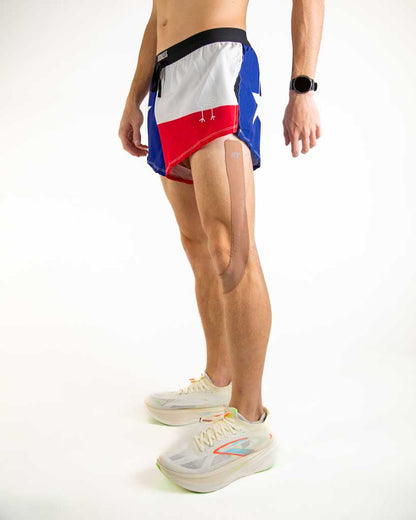Men's Texas Flag 2" DS Split Shorts