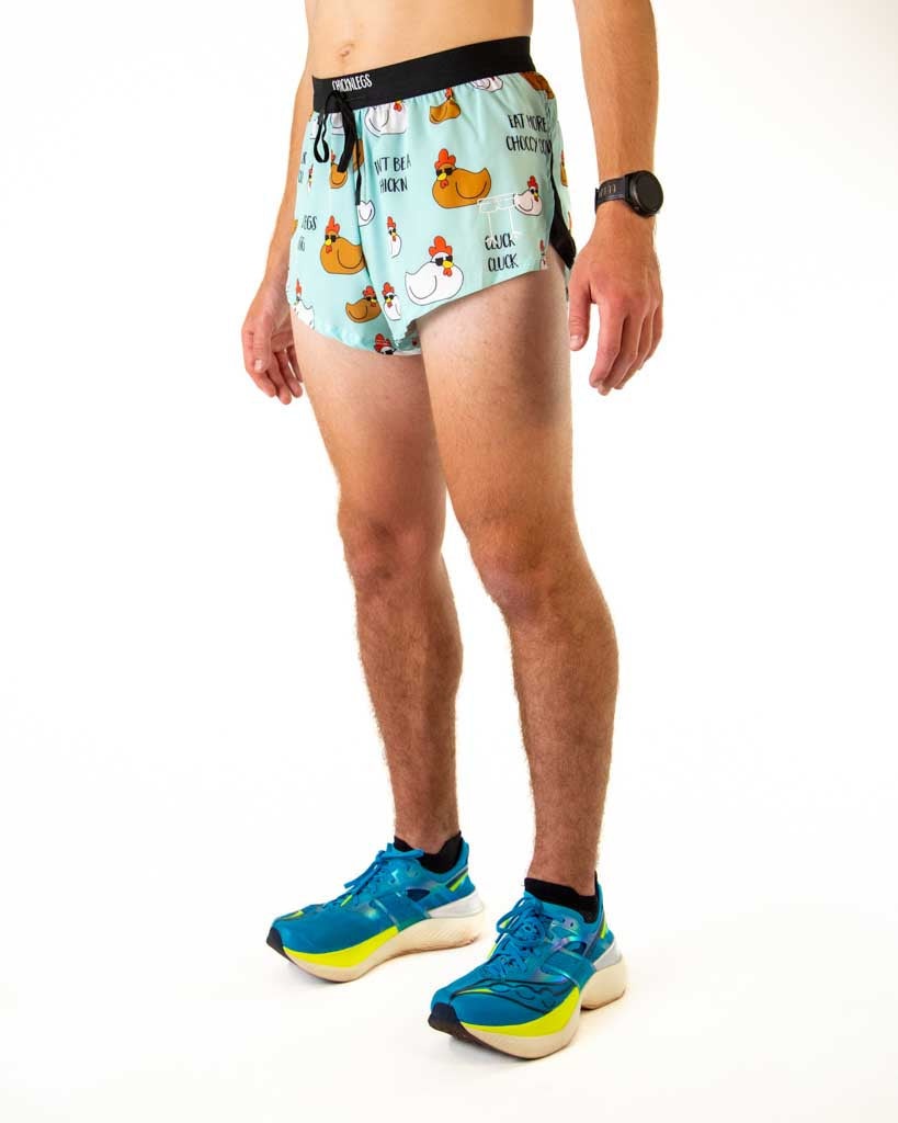 Men's Swaggy Chickns 2" DS Split Shorts