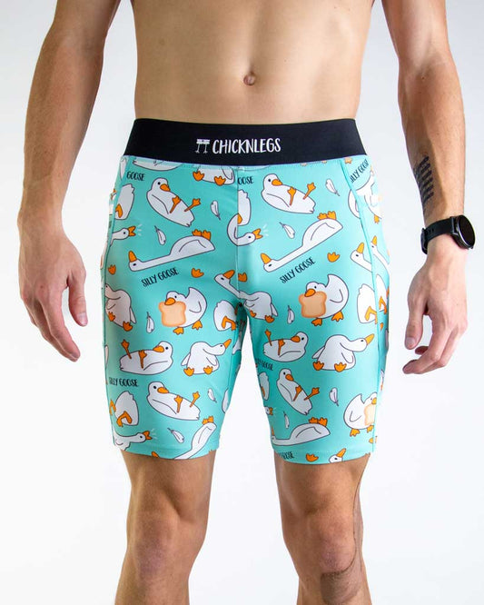 Men's Silly Goose 8" Half Tights
