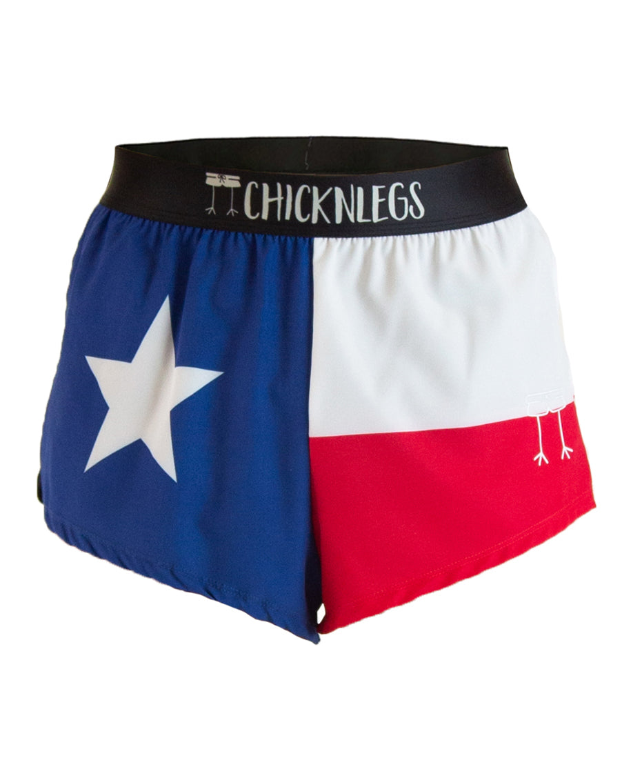 Men's Texas Flag 2" Split Shorts