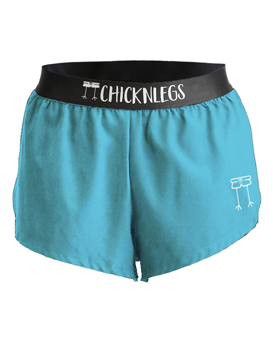 Men's Sky Blue 2" Split Shorts