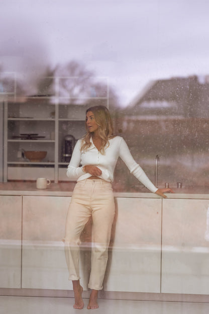 White Provo Sweater