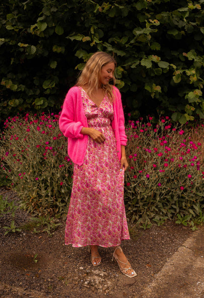 Floral Pink Daphne Dress