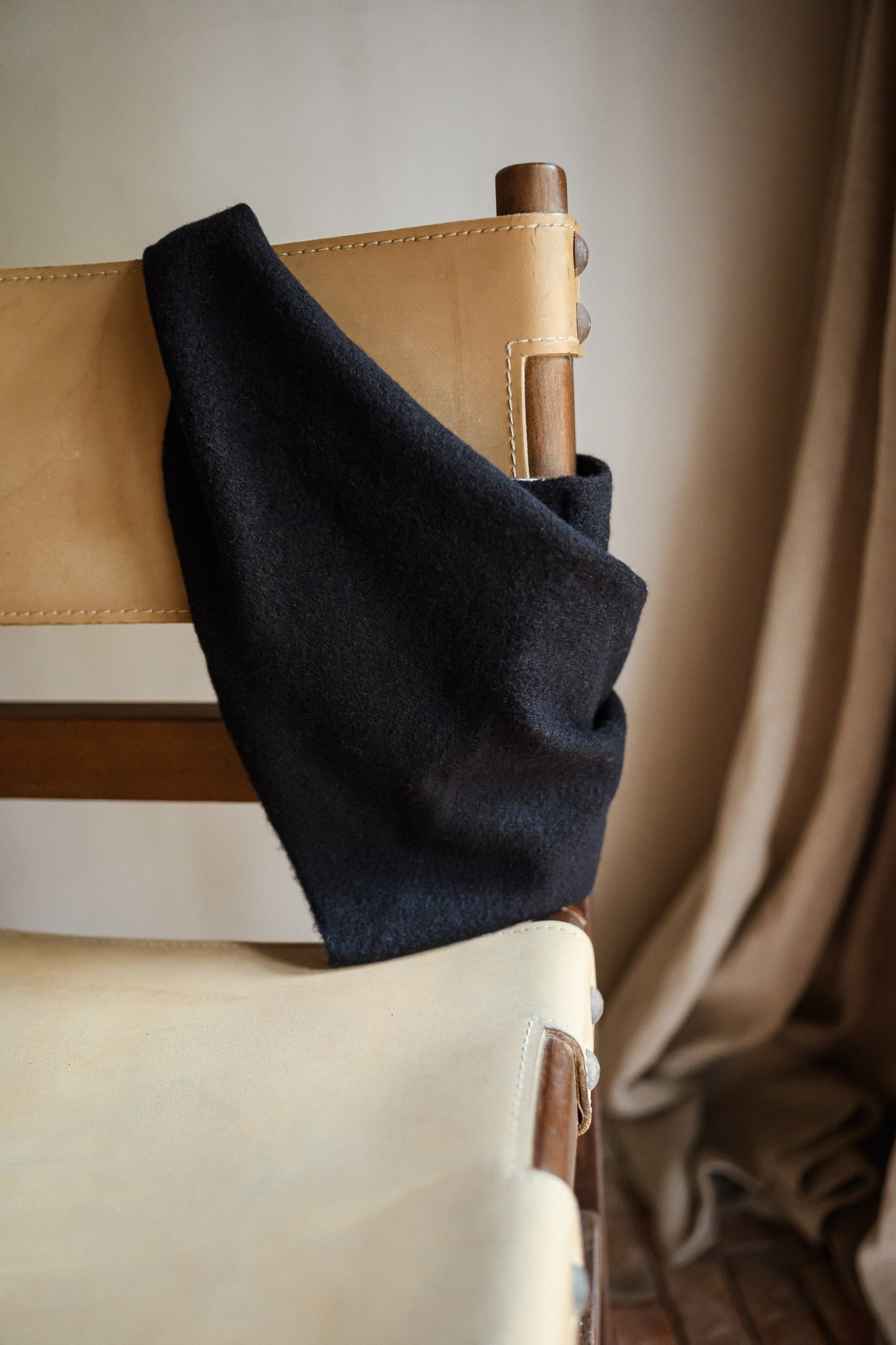 Black Demi Scarf
