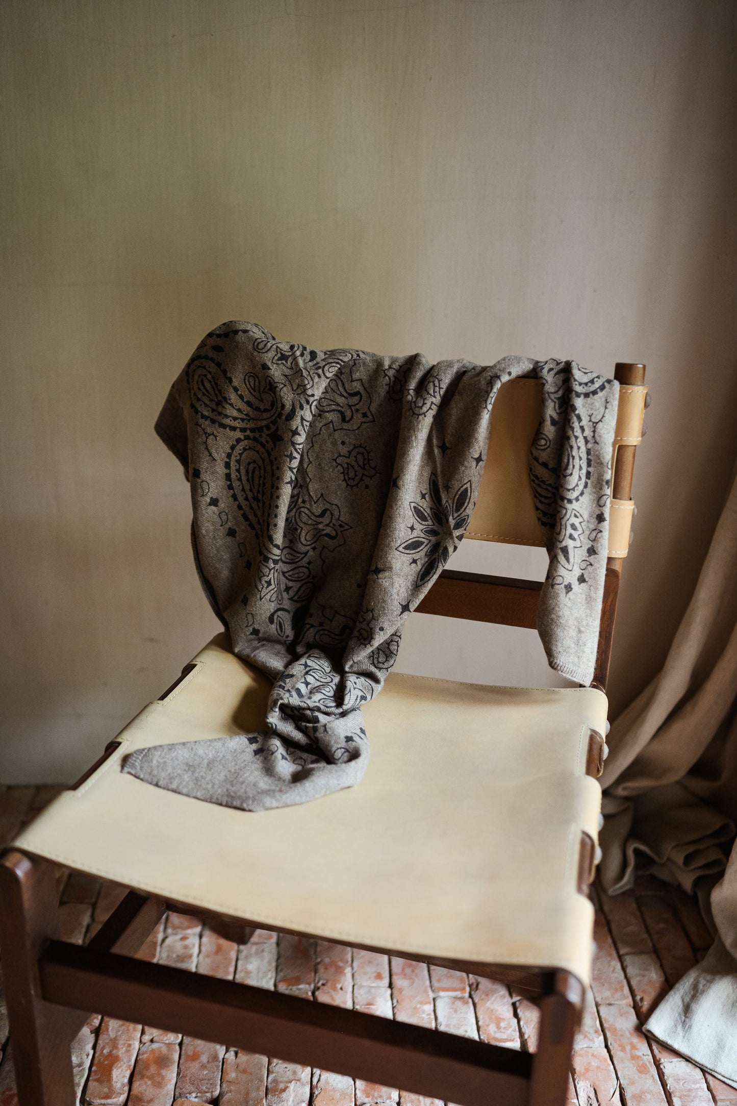 Taupe Silane Scarf