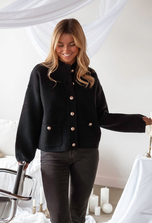 Black Livia Cardigan