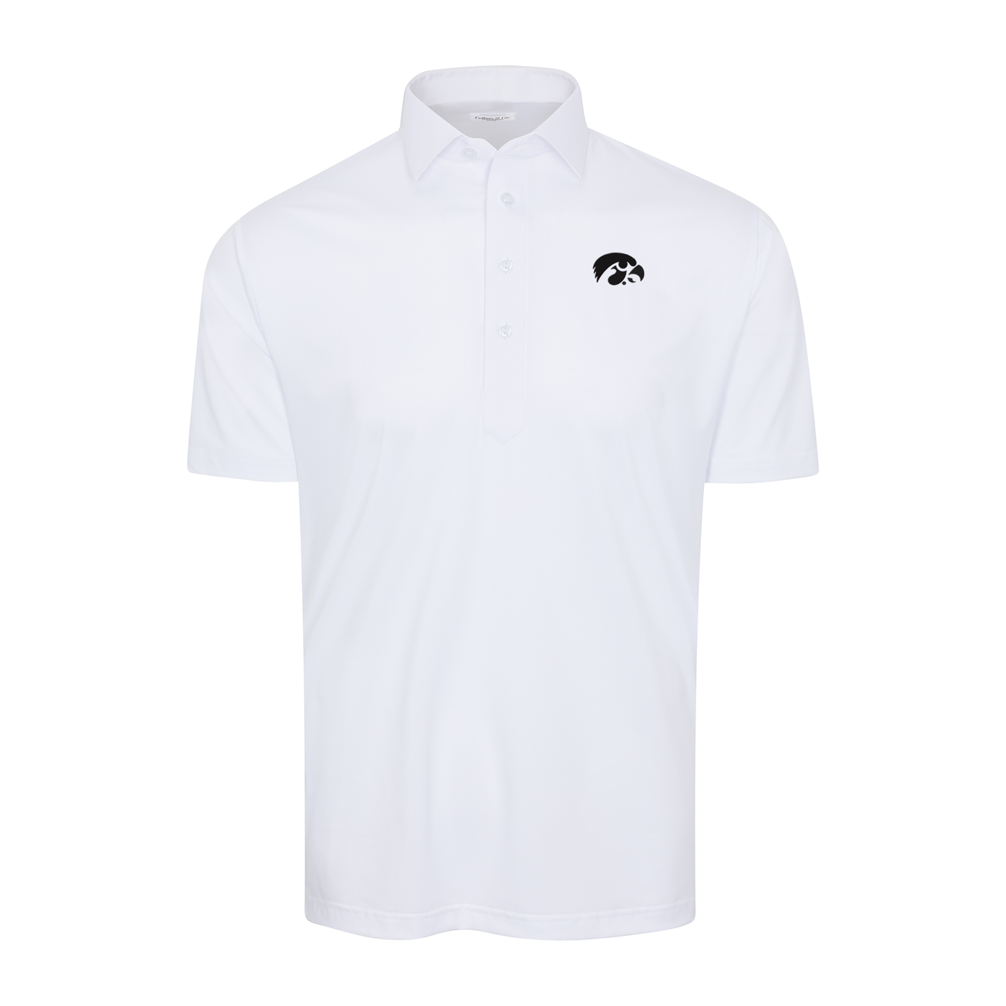 Iowa Semi-Spread Collar Polo White