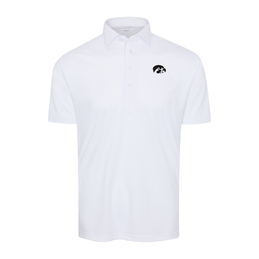 Iowa Semi-Spread Collar Polo White