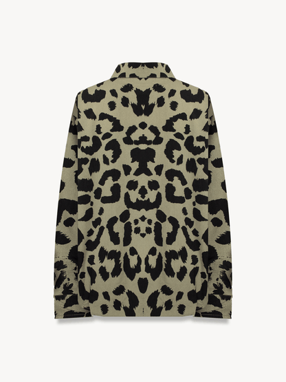 Khaki Leopard Tymou Shirt