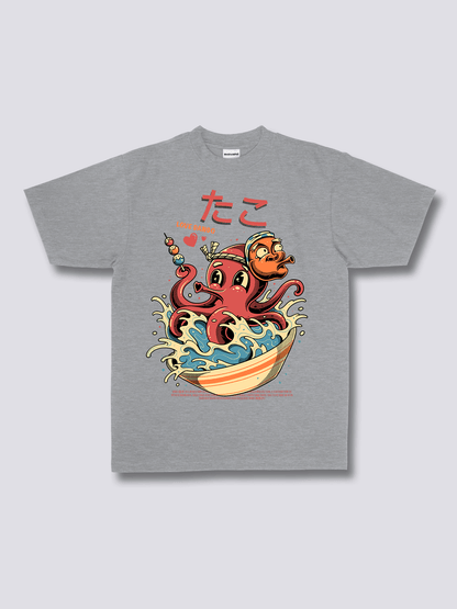 Front Print - Octopus T-Shirt
