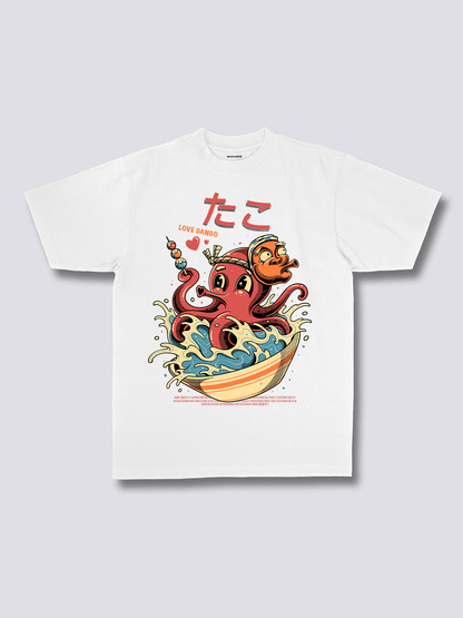Front Print - Octopus T-Shirt
