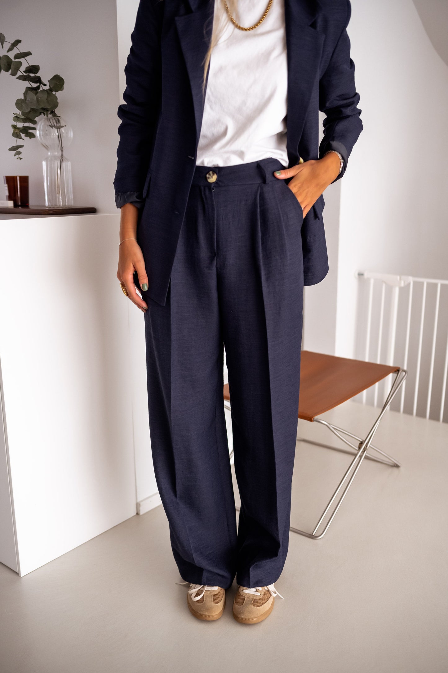 Blue Thaly Pants